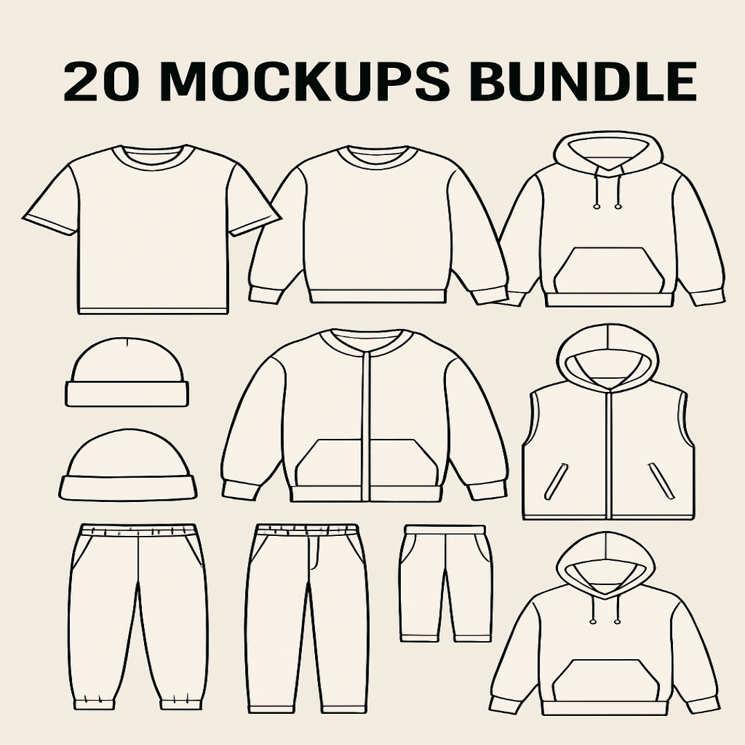20 Starter Mockups Bundle