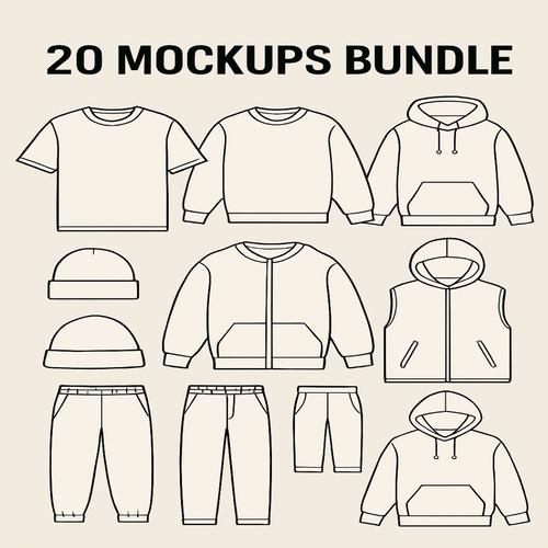 20 Starter Mockups Bundle