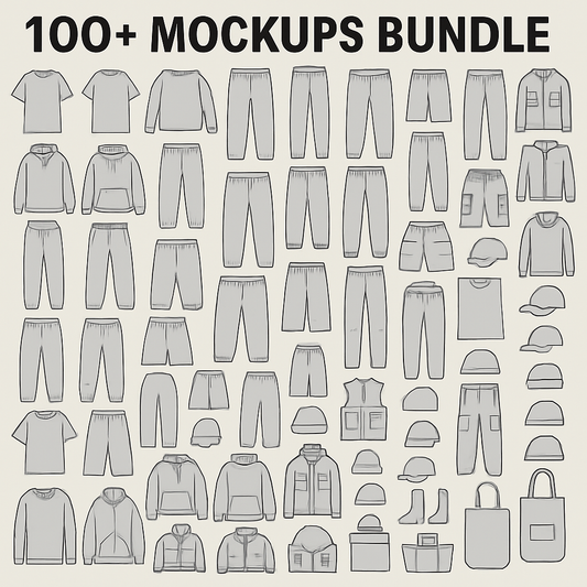 100+ Mockups Bundle